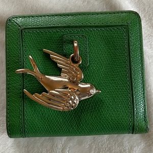 Juicy Couture Green Leather Wallet